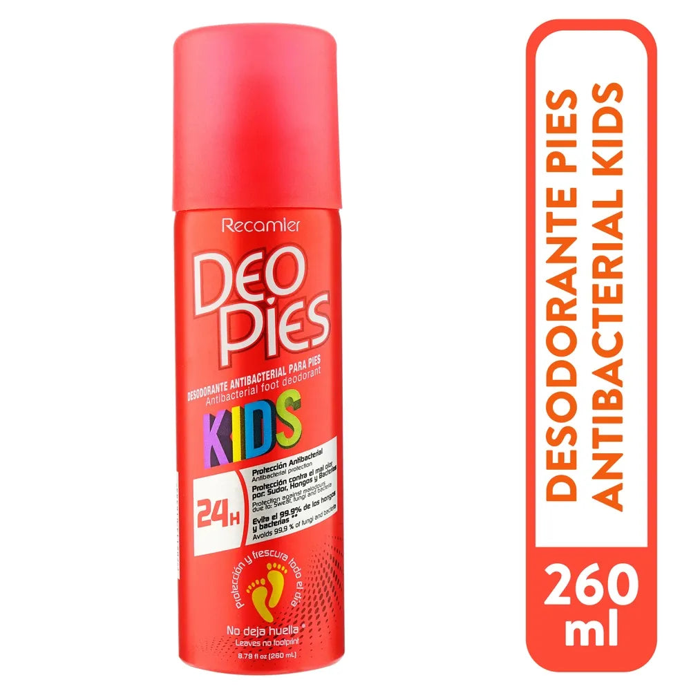 DEO PIES RECAMIER KIDS DESODORANTE ANTITRANSPIRANTE 260ML