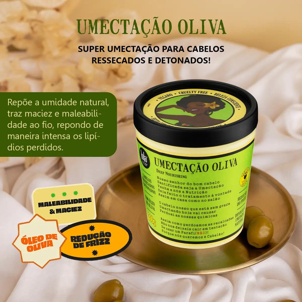 LOLA HUMECTACION ACEITE OLIVA MASCARILLA 200G