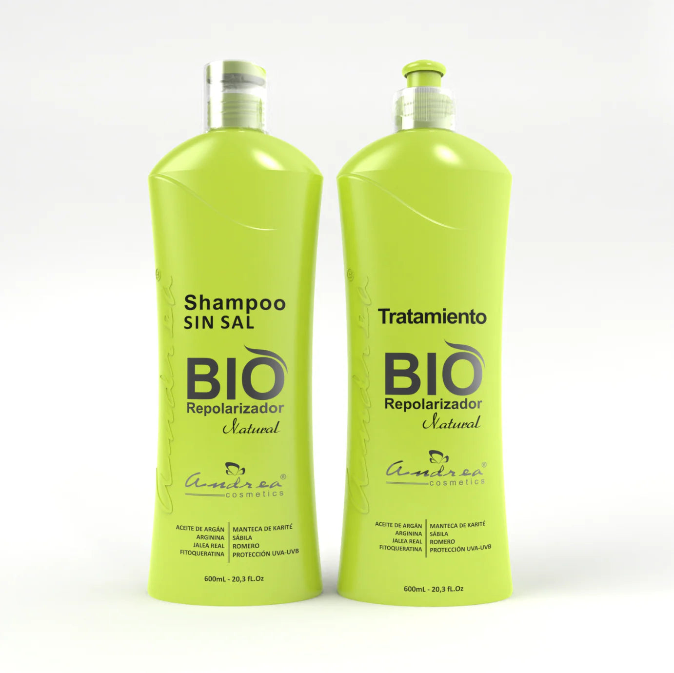 ANDREA BIOREPOLARIZADOR TRATAMIENTO Y SHAMPOO 600ML