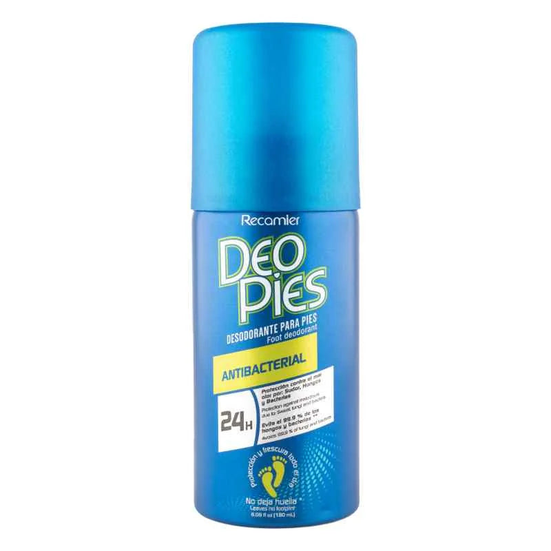 DEO PIES RECAMIER MUJER DESODORANTE ANTIBACTERIAL 180ML