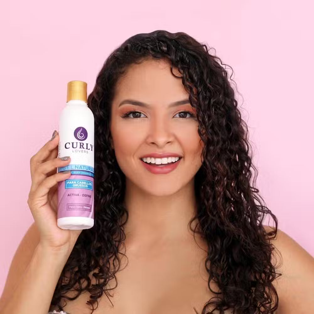 CURLY LOVERS GEL NATURAL PARA CABELLO GRUESOS 250ML