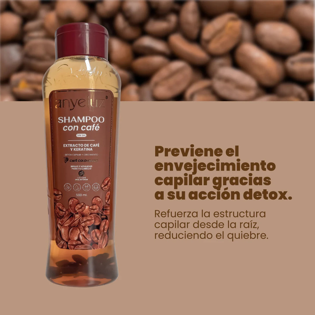 ANYELUZ SHAMPOO CON CAFE 300ML