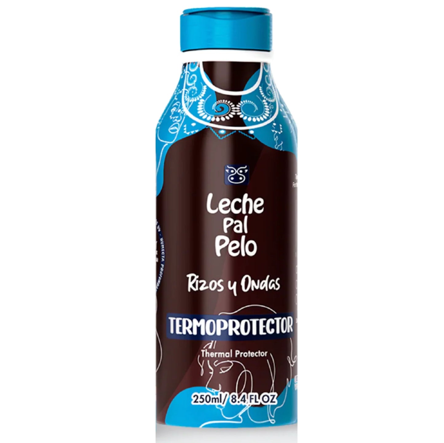 LECHE PAL PELO RIZOS Y ONZAS TERMOPROTECTOR 250ML