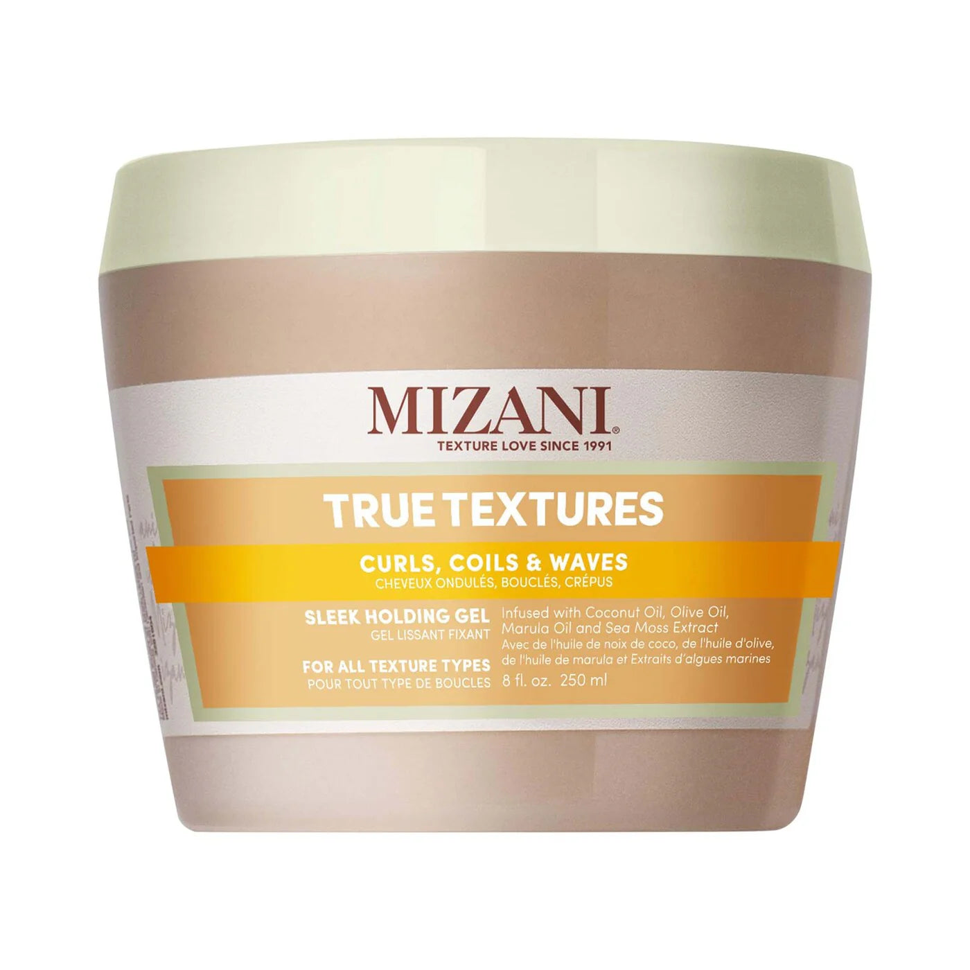 MIZANI TRUE TEXTURES CURLY CURLS COIL Y WAVES SLEEK HOIL GEL 250ML