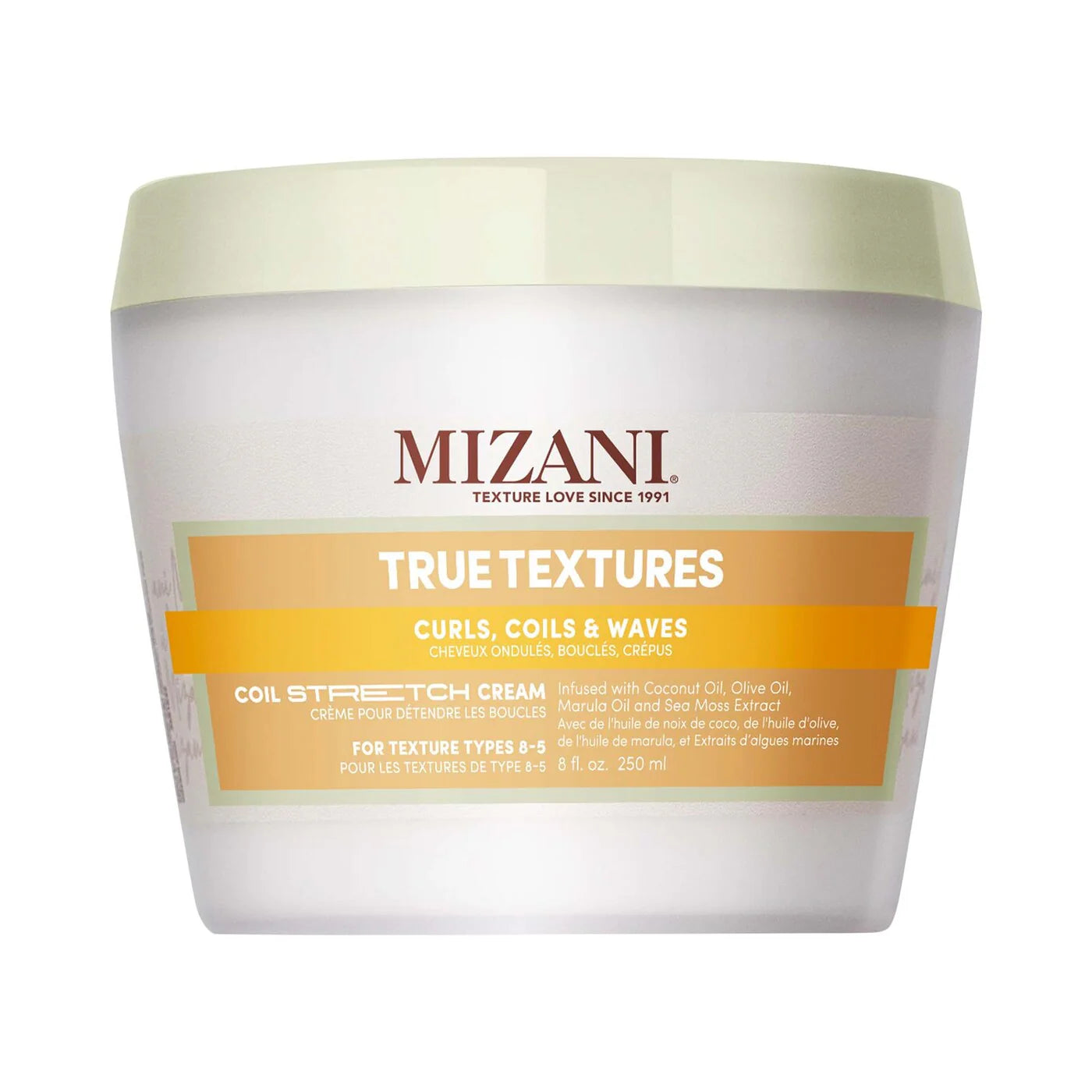 MIZANI TRUE TEXTURES CURLY CURLS COIL Y WAVES COIL STRETCH CREAM 250ML