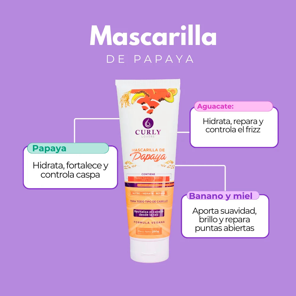 CURLY LOVERS MASCARILLAS