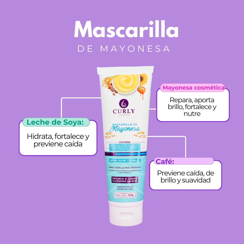 CURLY LOVERS MASCARILLAS