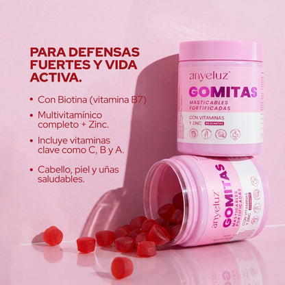 ANYELUZ GOMITAS DE BIOTINA FORTIFICADAS