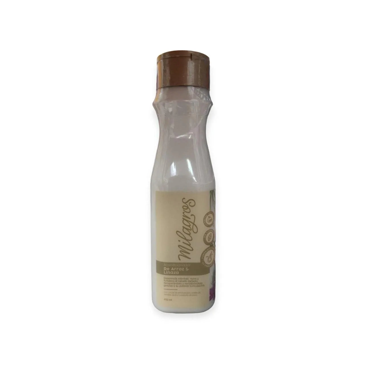 MILAGROS ACONDICIONADOR DE ARROZ Y LINAZA 450ML