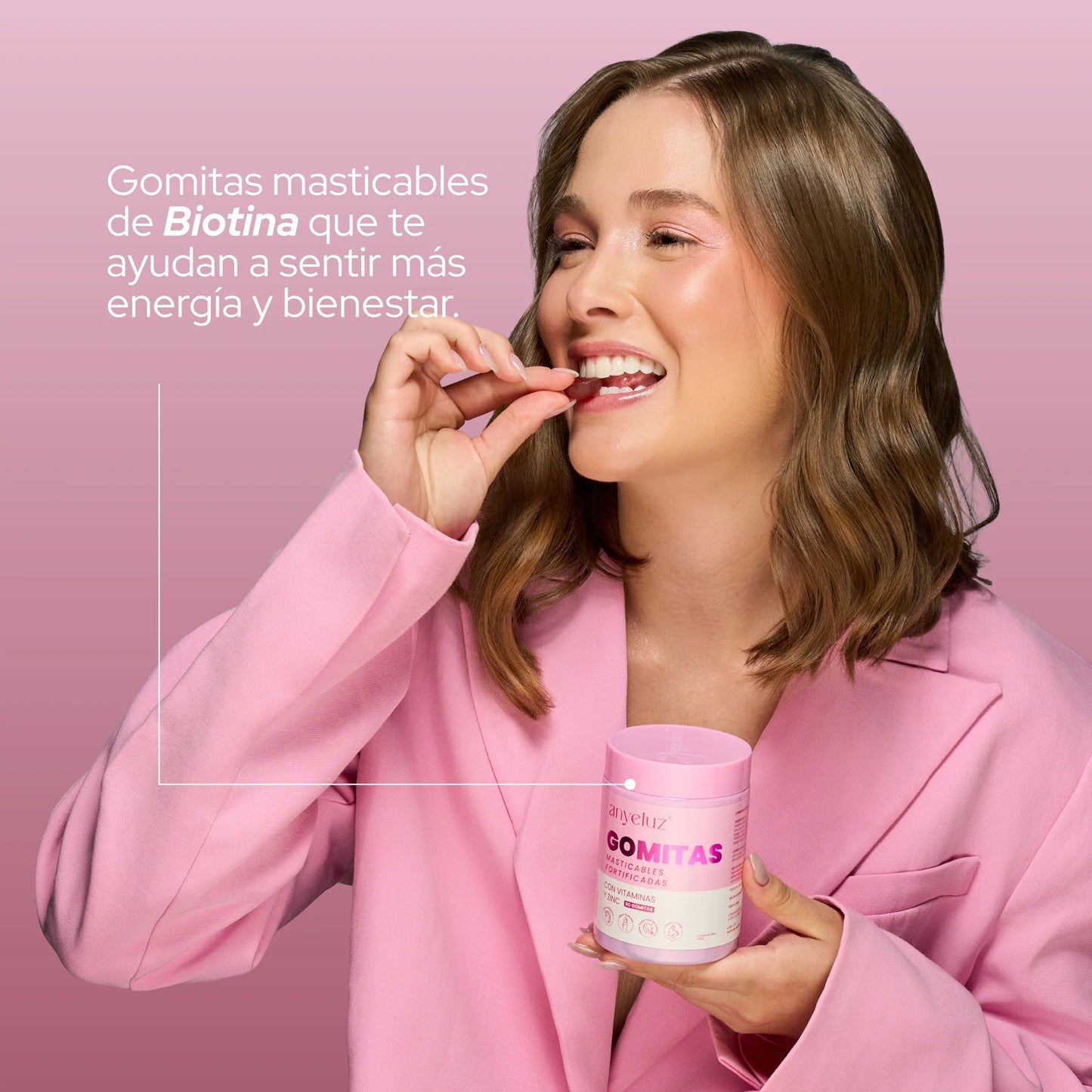 ANYELUZ GOMITAS DE BIOTINA FORTIFICADAS