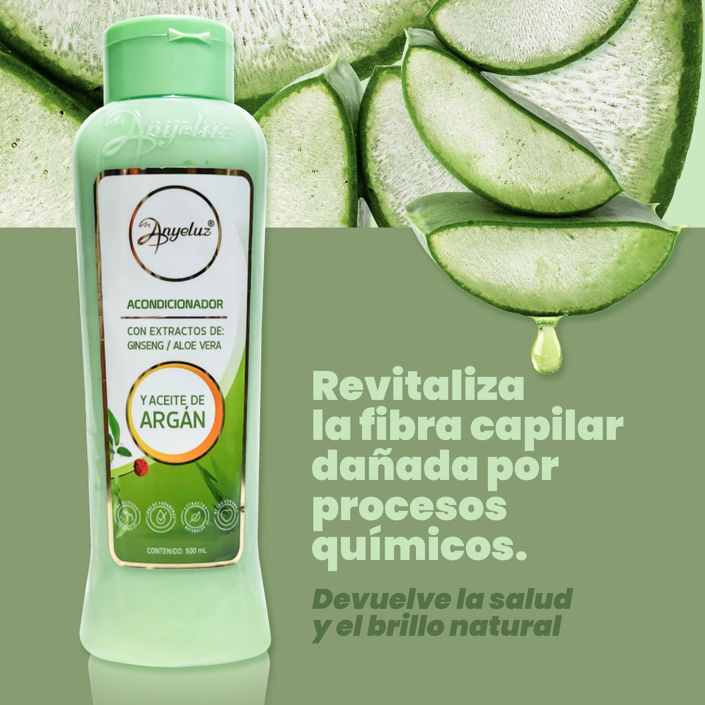 ANYELUZ ACONDICIONADOR DE ARGAN 500ML