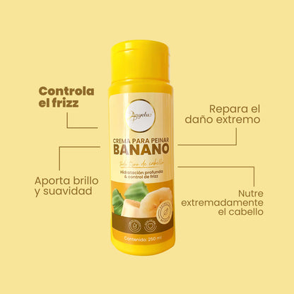 ANYELUZ CREMA DE PEINAR DE BANANO 250ML