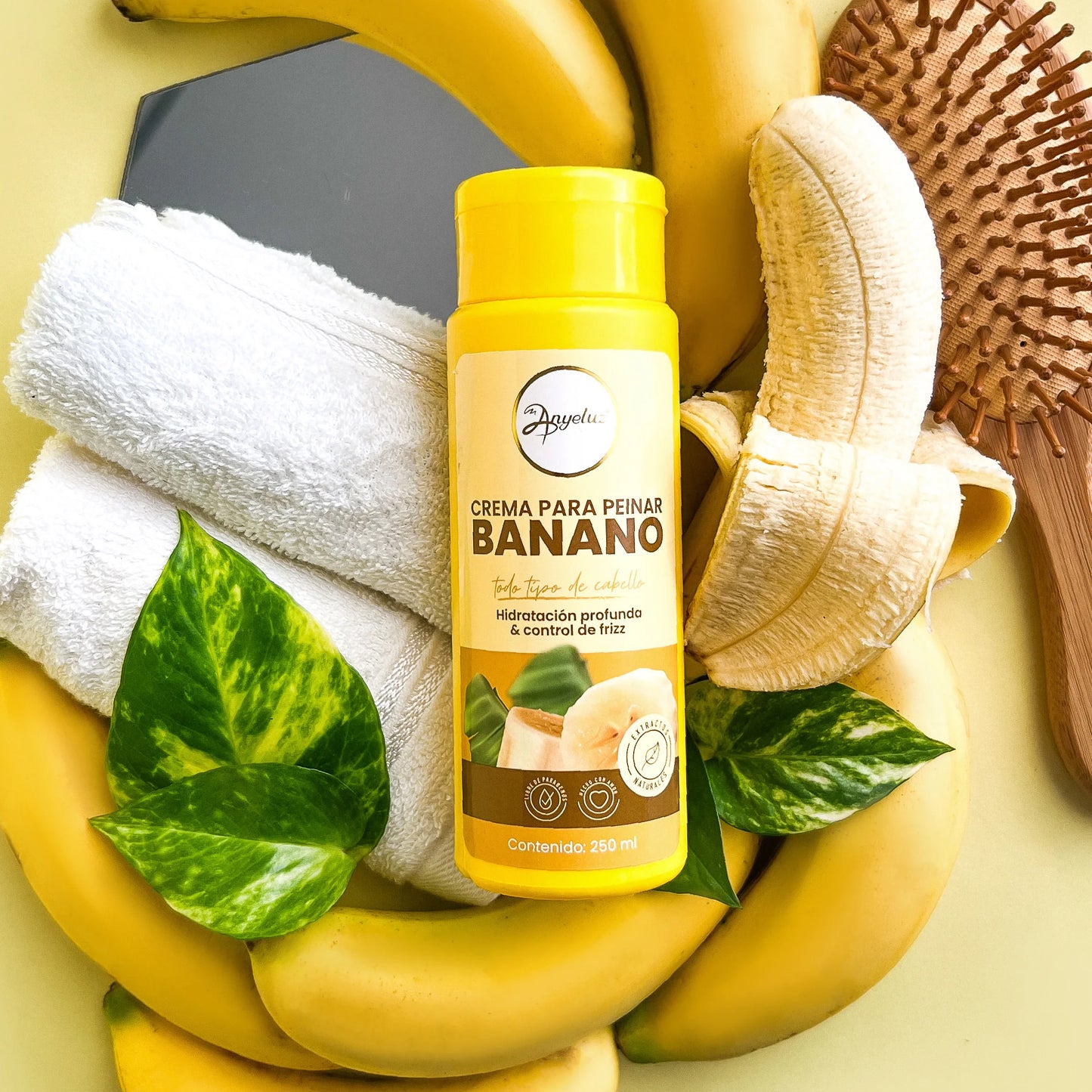 ANYELUZ CREMA DE PEINAR DE BANANO 250ML
