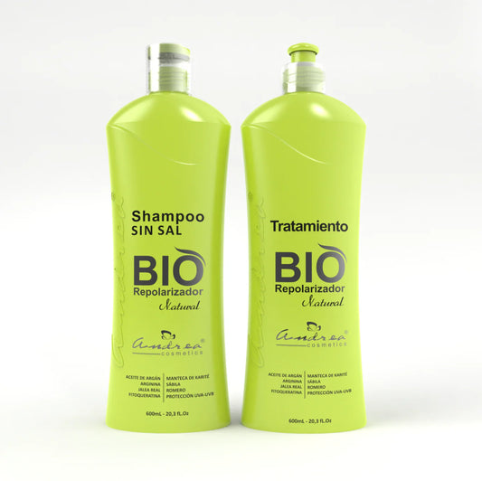 ANDREA BIOREPOLARIZADOR TRATAMIENTO Y SHAMPOO 600ML