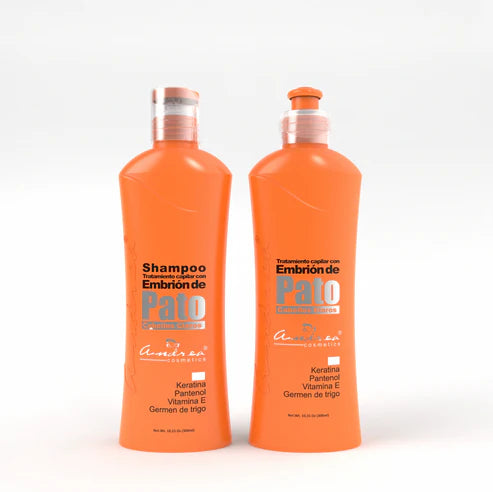 ANDREA EMBRION DE PATO SHAMPOO Y TRATAMIENTO 600ML