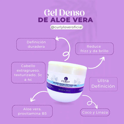 CURLY LOVERS GEL DEFINIDOR DE ALOE VERA 300ML