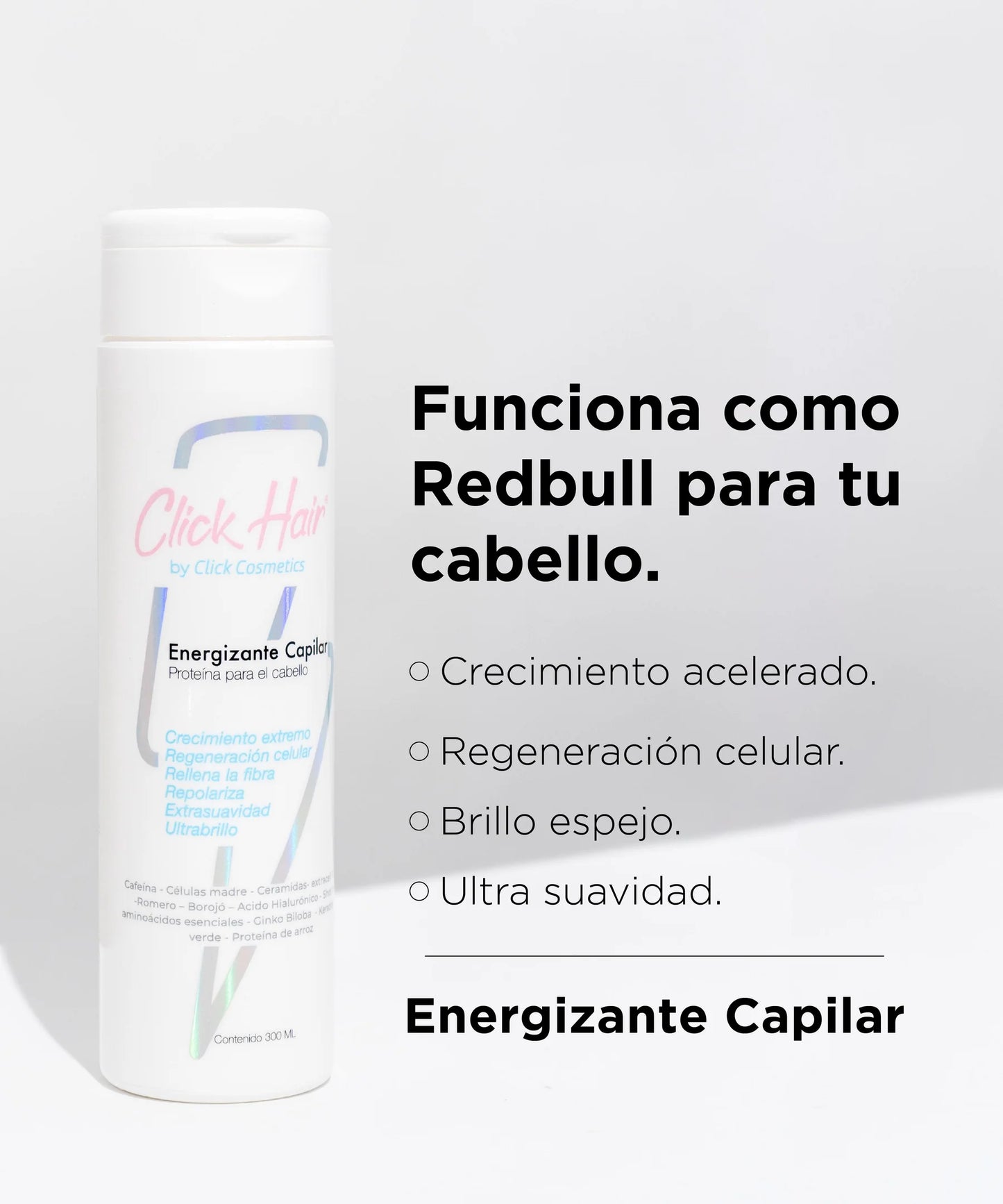 CLICK HAIR ENERGIZANTE CAPILAR 300ML