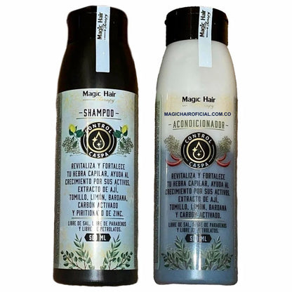 MAGIC HAIR DUO SHAMPOO Y ACONDICIONADOR CONTROL CASPA 500ML