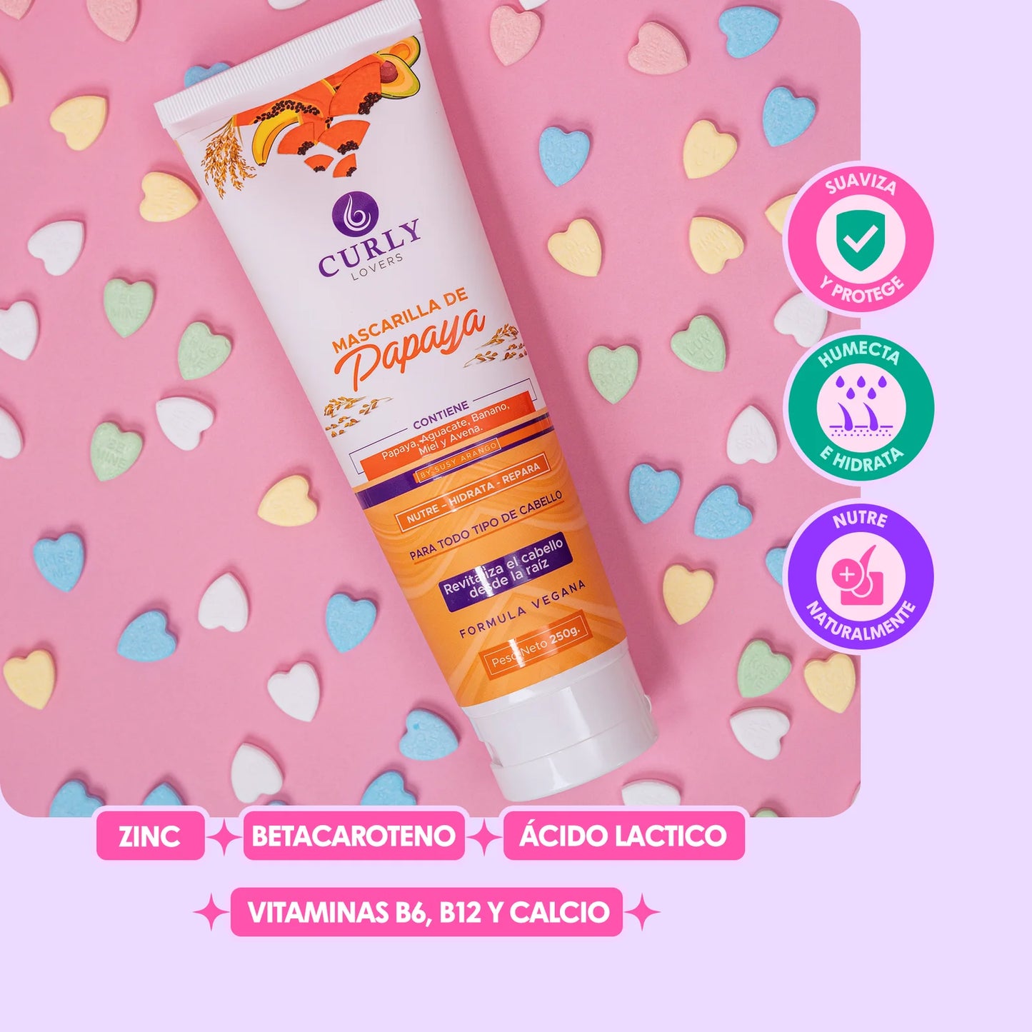 CURLY LOVERS MASCARILLAS