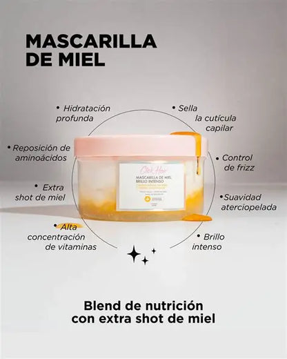 CLICK HAIR MASCARILLA DE MIEL 300ML