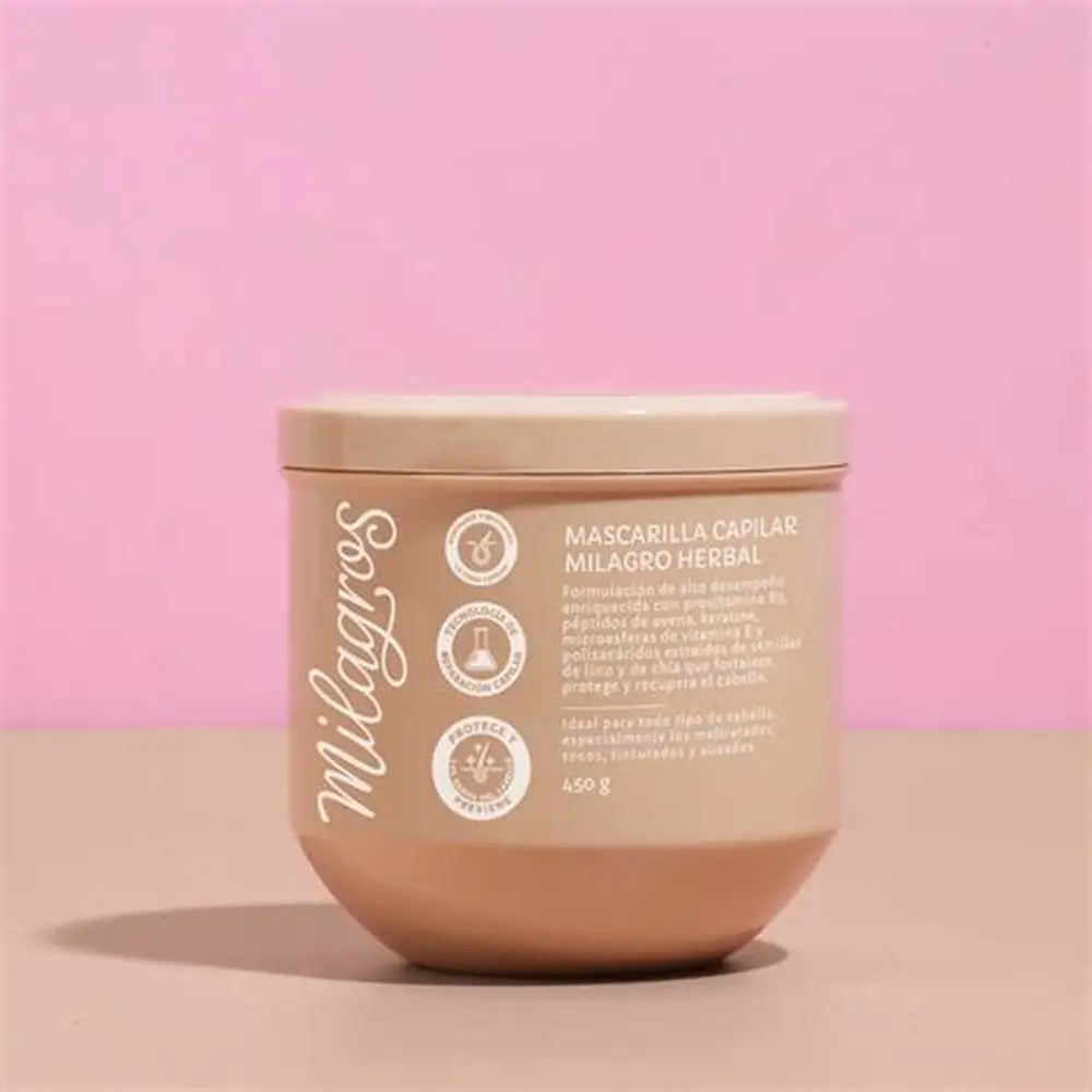 MILAGROS MASCARILLA HERBAL 450ML