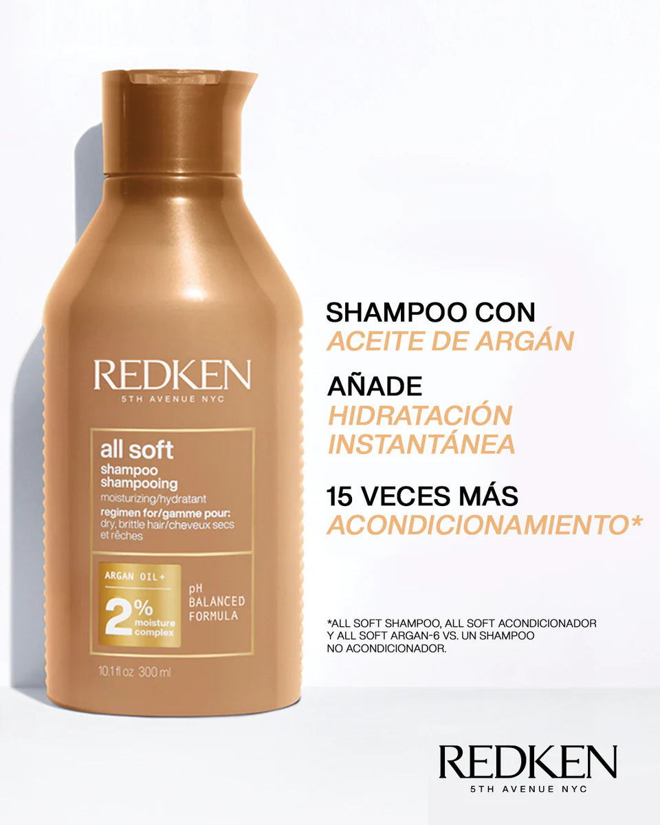 REDKEN ALL SOFT SHAMPOO 300ML