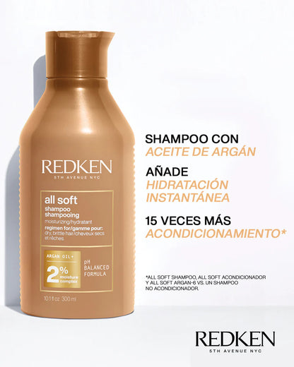 REDKEN ALL SOFT SHAMPOO 300ML