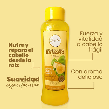 ANYELUZ SHAMPOO DE BANANO 500ML