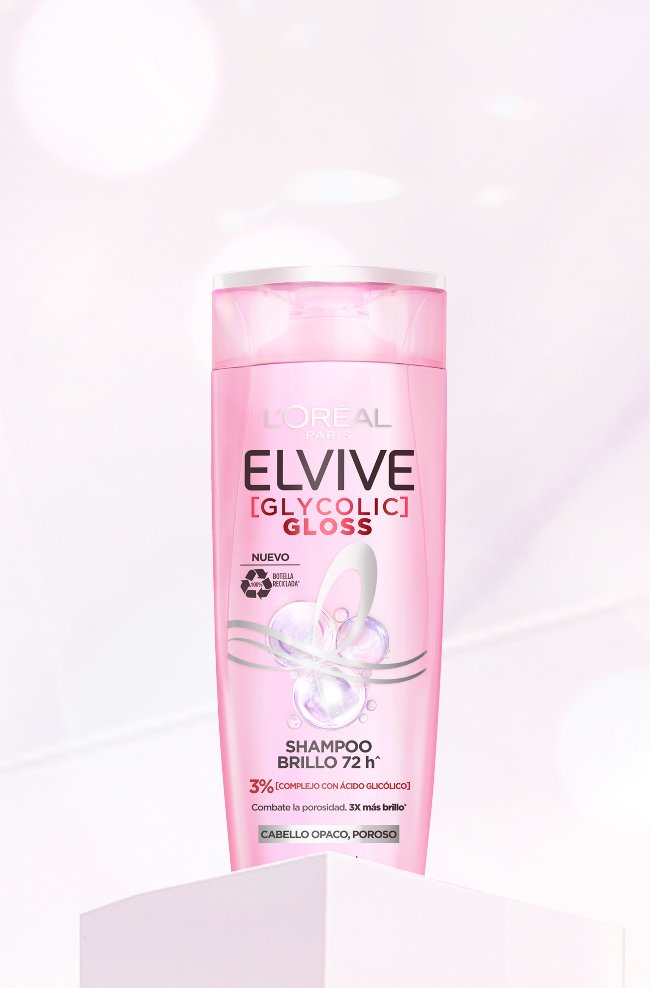 L'OREAL ELVIVE GLYCOLIC GLOSS SHAMPOO 400ML