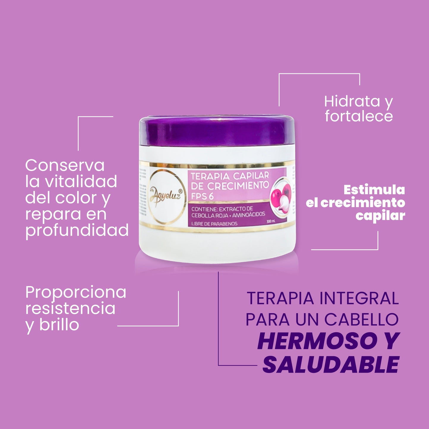ANYELUZ TERAPIA CEBOLLA 300ML