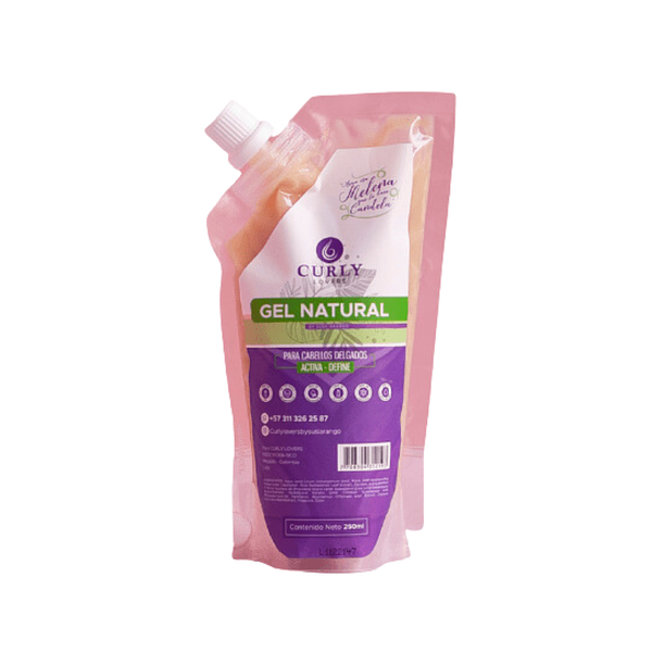 CURLY LOVERS DOY PACKGEL NATURAL PARA CABELLOS DELGADO 250ML