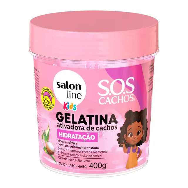 SALON LINE GELATINA ACTIVADORA DE RIZOS 400G