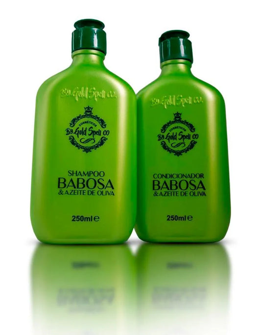 GOLD RECEITINHA BABOSA Y AZEITE DE OLIVA SHAMPOO + ACONDICIONADOR 250ML