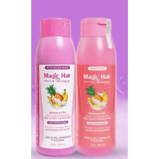 MAGIC HAIR DUO BANANA SHAMPOO Y ACONDICIONADOR 500ML