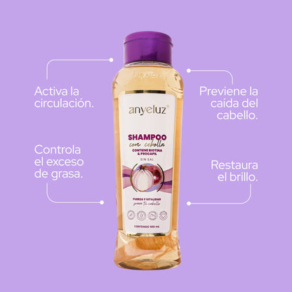 ANYELUZ SHAMPOO DE CEBOLLA 500ML