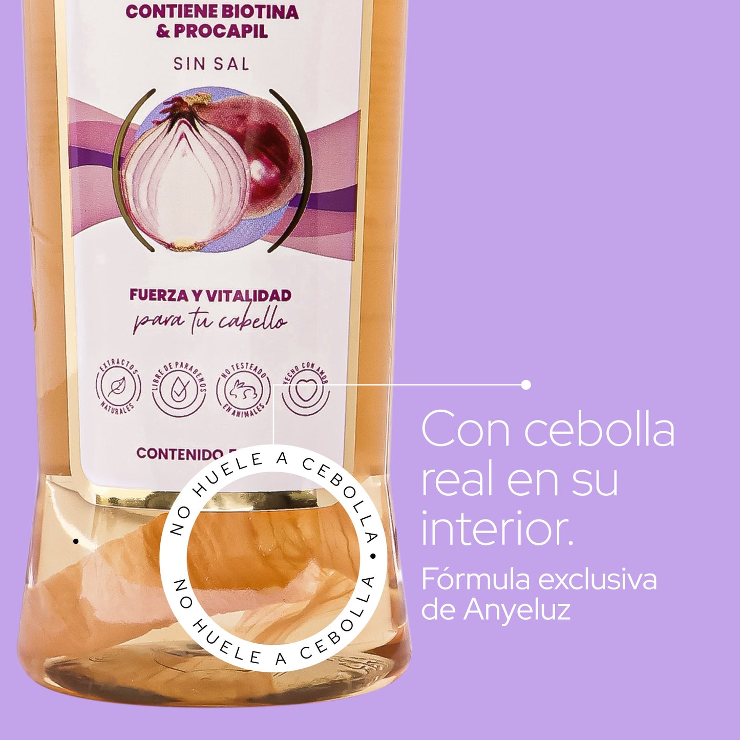 ANYELUZ SHAMPOO DE CEBOLLA 500ML